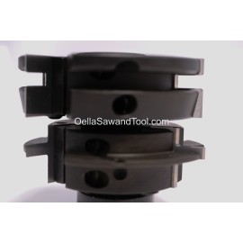 Byrd Shaker Stile and Rail  Shaper Cutter Package loaded with 7LRE and 7LHSE Inserts CCW - MFD 3/4 Bore